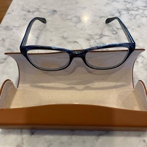 Oliver Peoples Navy Blue Cat-Eye Glasses